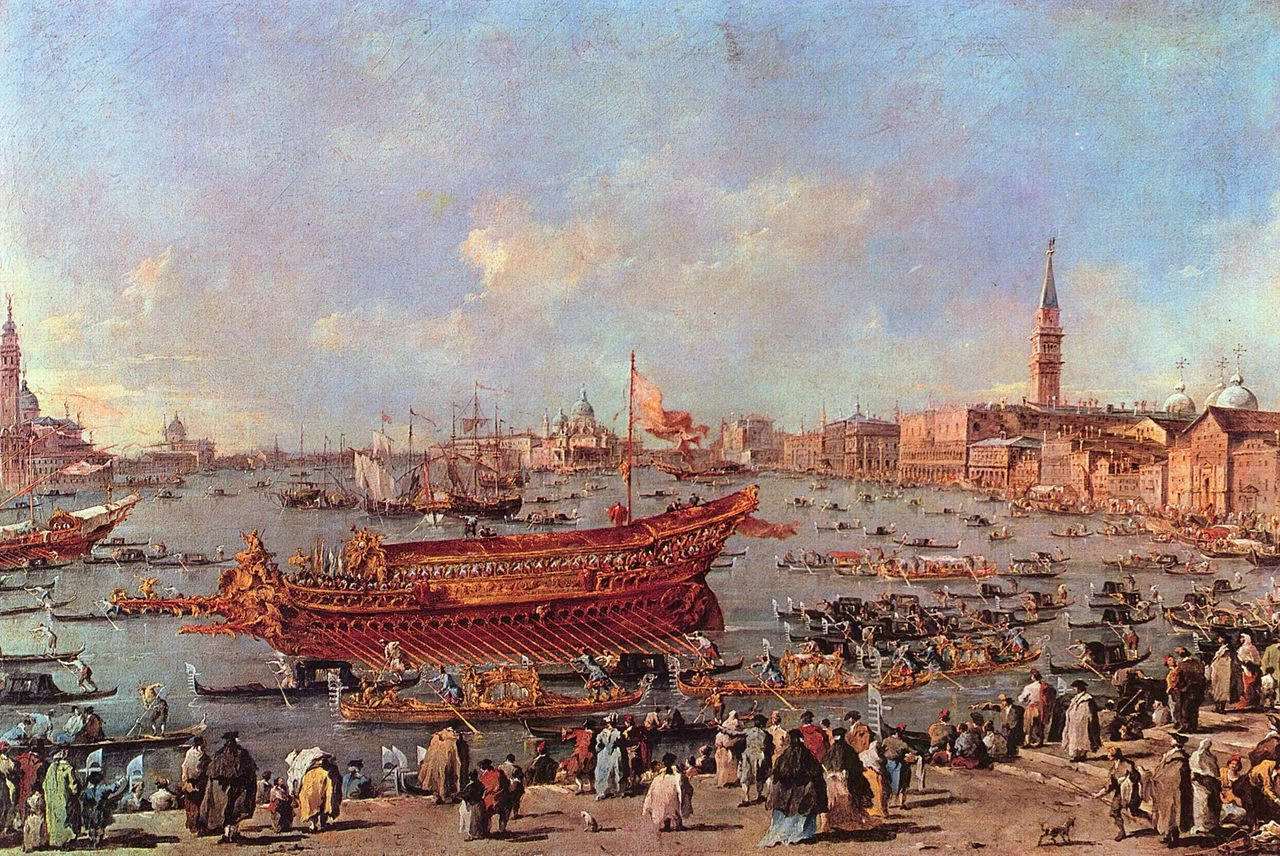 Il Doge sul Bucintoro presso la Riva di Sant'Elena - Musée du Louvre, Paris